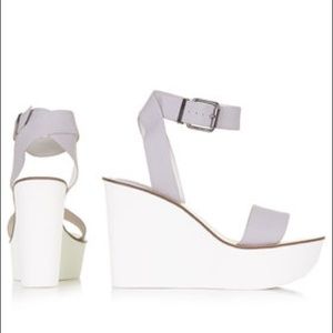 Topshop two part wedge